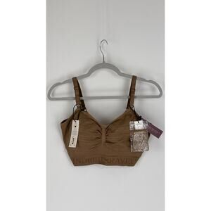 Kindred Bravely Sublime Hands Free Pumping Nursing Bra Latte Womens Large New